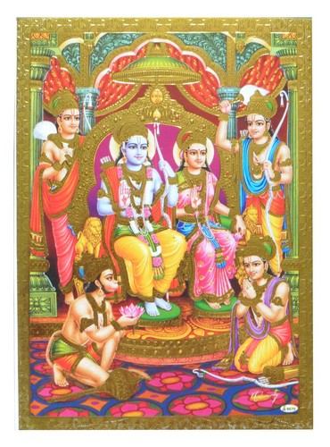 Gold foil embossed hindu god - foil,