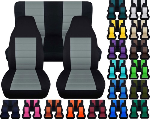 Front and rear car - seat, covers