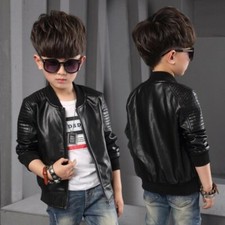 Leather Jacket Kids Genuine
