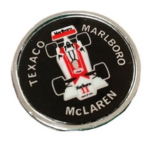 Texaco Marlboro Mclaren Badge