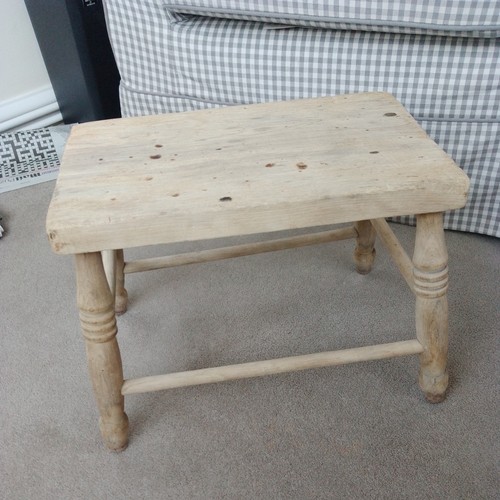 Antique foot milking - , stool