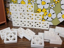 24x 1" White Breeze Blocks -