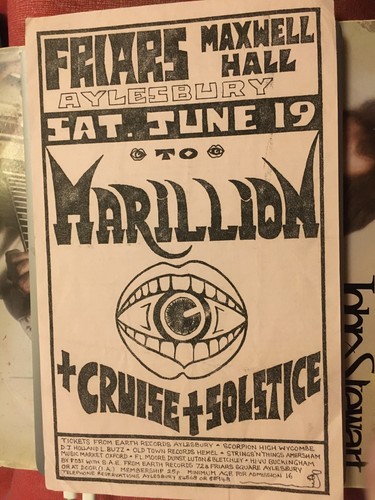 Marillion 1st headline - 1st, 1982
