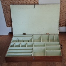 Handmade Wooden Case For Meccano 28 X 18 X 4.5" 