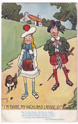 Tuck oilette postcard highland - tuck,