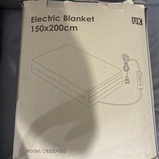 Electric Blanket  - Dark Grey - King Size 150x200 New