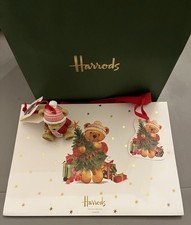 Harrods resin christmas - christmas, bear