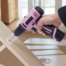 26PCS Pink Cordless Drill Set