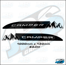2 X Camper Van Decals Vinyl Sticker Graphics Decals