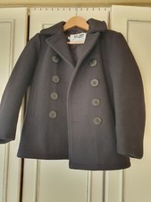 Authentic Schott Navy Pea Coat
