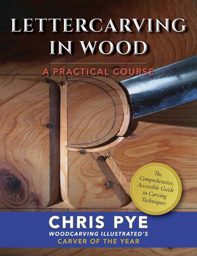 Lettercarving wood a - lettercarving, in