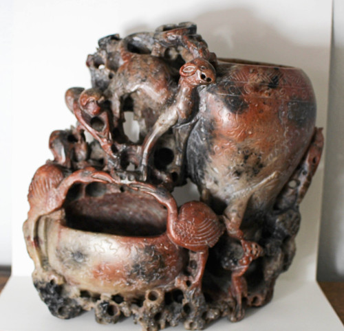Chinese soapstone carving - chinese,
