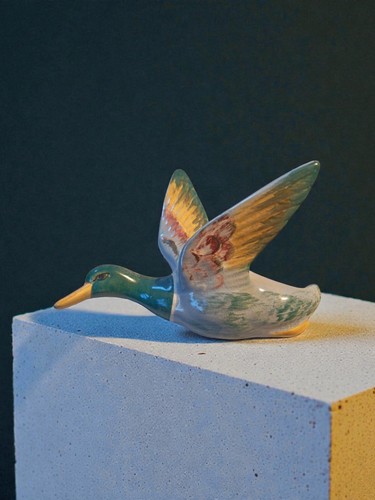 Vintage mallard duck wall - duck,