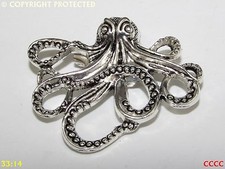 steampunk brooch badge silver