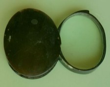 MAGNIFYING GLASS ANTIQUE LARGE HORN C1800 3.5"