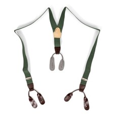 Original Czech M60 Army Suspenders - Olive Drab- Genuine Surplus- 100cm Length