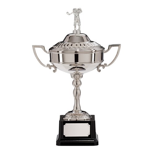 Golf trophies nickel plated - nickel,