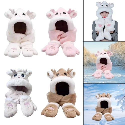 Hat gloves scarf set headgear - gloves,