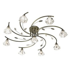 Light antique brass finish - light,
