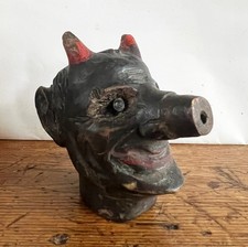 Antique Carved Treen Devil's
