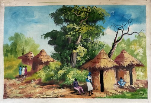 Original african painting - original, with