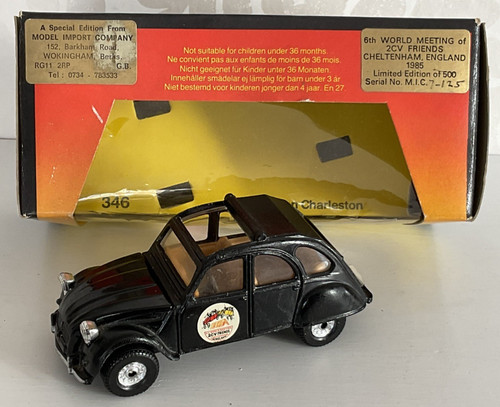 Corgi 346 black citroen 2cv - 346,