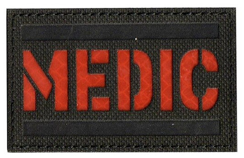 Black red reflective medic - black/red,