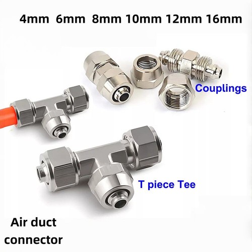 Qucik connector hose tee brass - qucik,