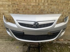 Vauxhall Astra J Tech line GT Front Bumper In Silver Z176