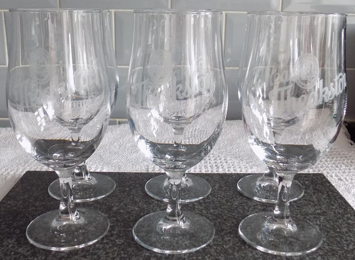 Theakston pedestal goblet - 6, x