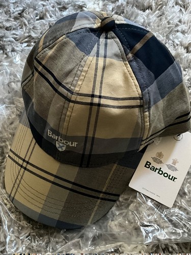 Barbour mens tartan sports cap - tartan,