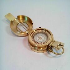 SOLID BRASS NAUTICAL BRITISH MILITARY WW2 MARK III PRISMATIC POCKET COMPASS GIFT