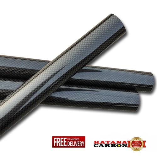 Carbon fibre tube gloss - carbon, 3k
