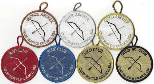 Camp pigott archery patches - archery,