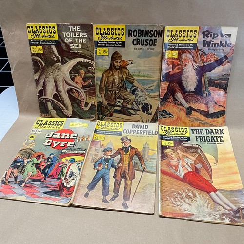 Classics illustrated comic lot - classics,