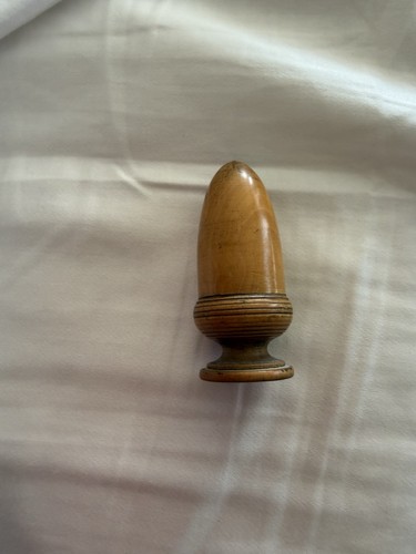 Georgian treen boxwood thimble - georgian,