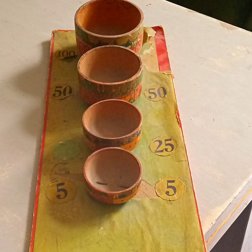 Vintage bagatelle tiddlywinks - vintage,