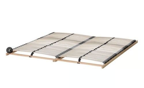 Ikea lonset slatted double bed - ikea,