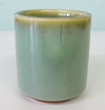 Japanese Aqua Soft Green Round Tall Tea Cup Diameter 7cm Height 8cm