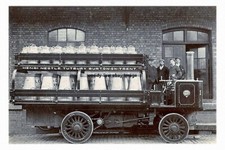 rp16989 - Steam Milk Lorry , H Nestle , Tutbury , Burton-on-Trent print 6x4