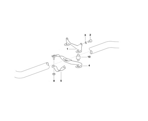 Bmw genuine exhaust suspension - exhaust,