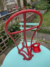 Red coated steel saddle rack and separate bridle rack