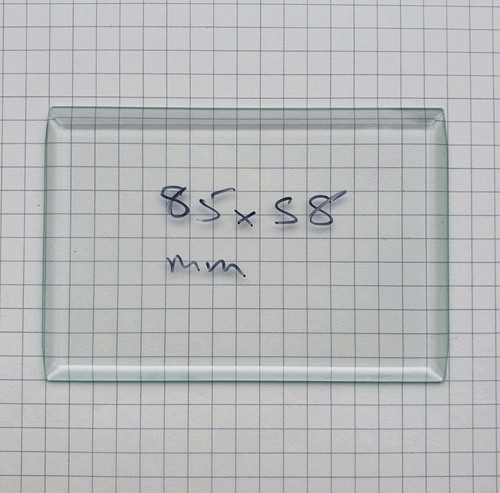 Bevelled carriage clock glass - bevelled,