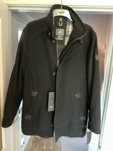 Bugatti men black wool - bugatti, men’s