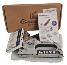 Loudgree 3-in-1 Heavy Duty Staple Gun Tacker with Staples & Nails – Upholstery,