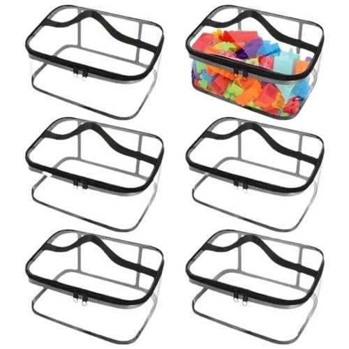 Clear pvc toy storage bag - clear,