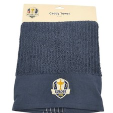 Official Ryder Cup23 Team Europe Retro Stripe Caddy Towel NAVY
