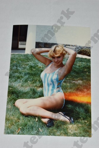 Busty blonde woman - busty,