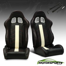 2 x Reclinable Racing Seats