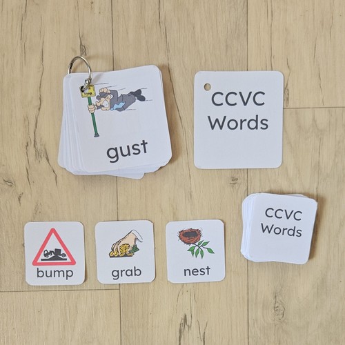Ccvc word flash - (four,